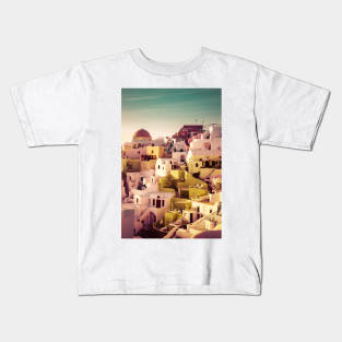 Oia Sunset #2 Kids T-Shirt